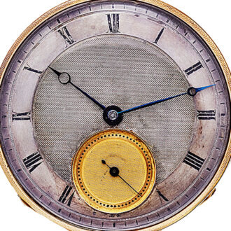 Swiss repeating watch with engine-turned dial Circa 1820-1830