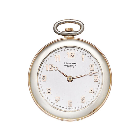 Swiss gold Art Deco dress watch with chain Circa 1922 Swiss gold Art Deco dress watch with chain Circa 1922