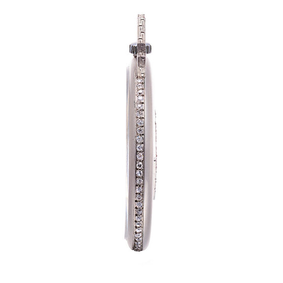 Swiss platinum and diamond-set Art Deco dress watch Circa 1935 Swiss platinum and diamond-set Art Deco dress watch Circa 1935