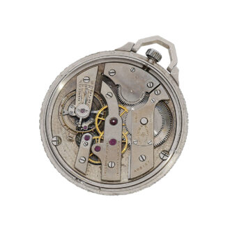 Swiss platinum and diamond-set Art Deco dress watch Circa 1935