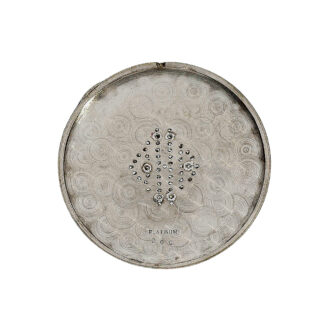 Swiss platinum and diamond-set Art Deco dress watch Circa 1935