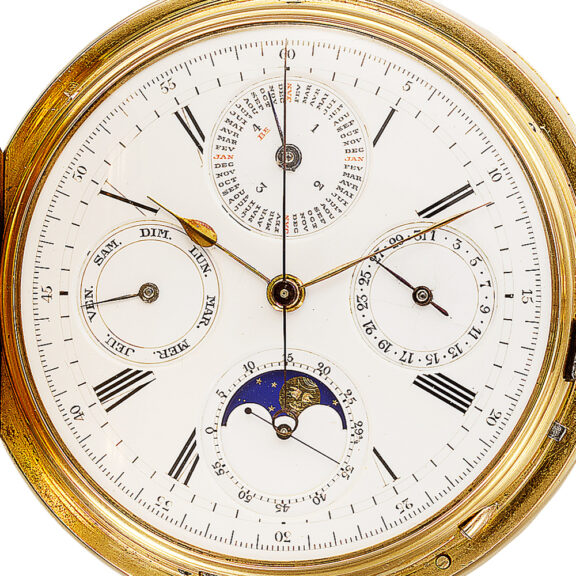 American repeating chronograph with calendar Circa 1887-1895 American repeating chronograph with calendar Circa 1887-1895