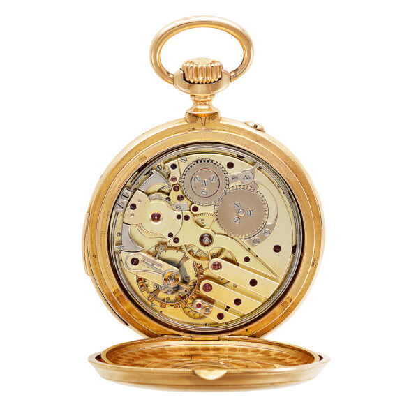 Swiss repeating linear-digital American Calendar watch Circa 1910 Swiss repeating linear-digital American Calendar watch Circa 1910