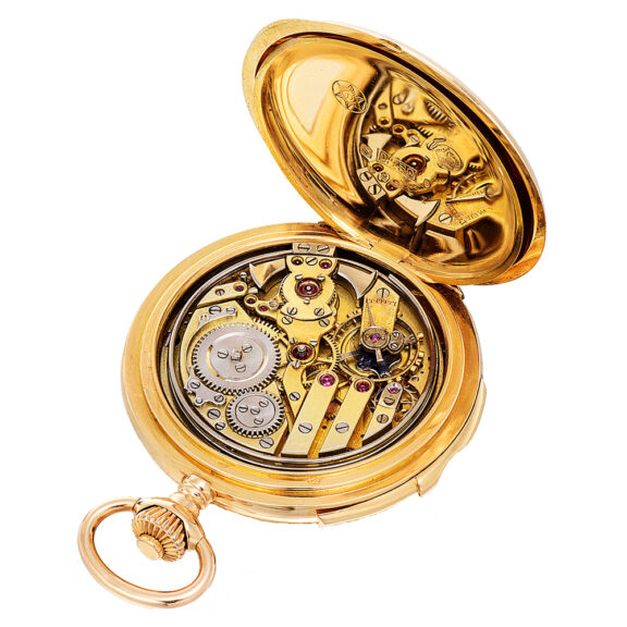 Swiss hunting cased minute repeating pendant watch Circa 1890 Swiss hunting cased minute repeating pendant watch Circa 1890
