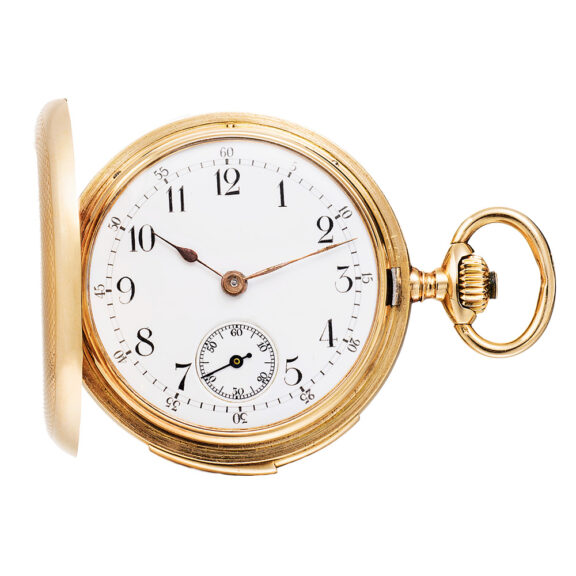 Swiss hunting cased minute repeating pendant watch Circa 1890 Swiss hunting cased minute repeating pendant watch Circa 1890