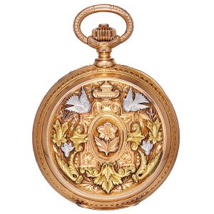 Swiss chronometer with pivoted detent escapement Circa 1889