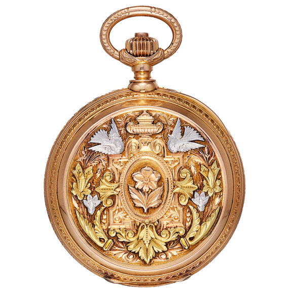 Swiss chronometer with pivoted detent escapement Circa 1889