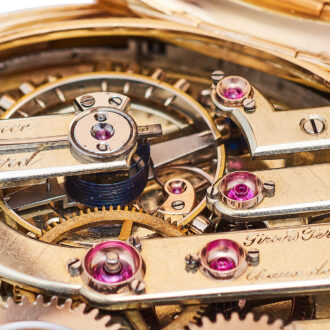 Swiss gold chronometer made for the Hispanic market Circa 1880