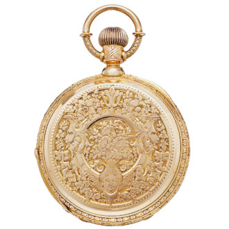 Swiss gold chronometer made for the Hispanic market Circa 1880