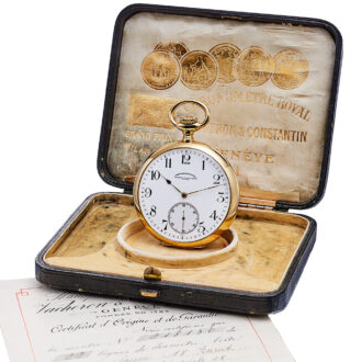 Impressive Swiss 18K gold Chronomètre Royal Circa 1910