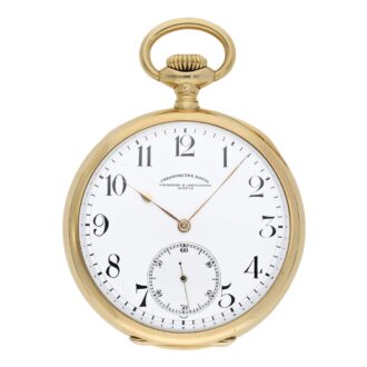 Impressive Swiss 18K gold Chronomètre Royal Circa 1910
