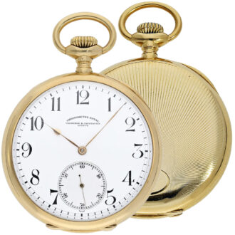 Impressive Swiss 18K gold Chronomètre Royal Circa 1910