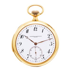 Swiss gold minute repeating pocket chronometer Circa 1908