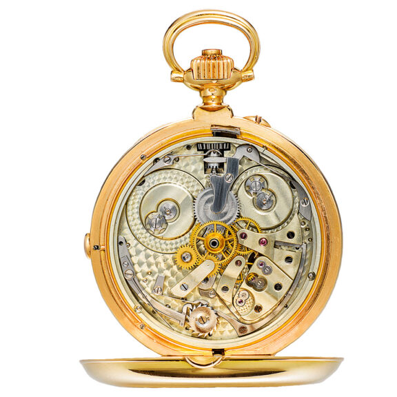 Swiss gold Second Morte indépendante pocket watch Circa 1930 Swiss gold Second Morte indépendante pocket watch Circa 1930