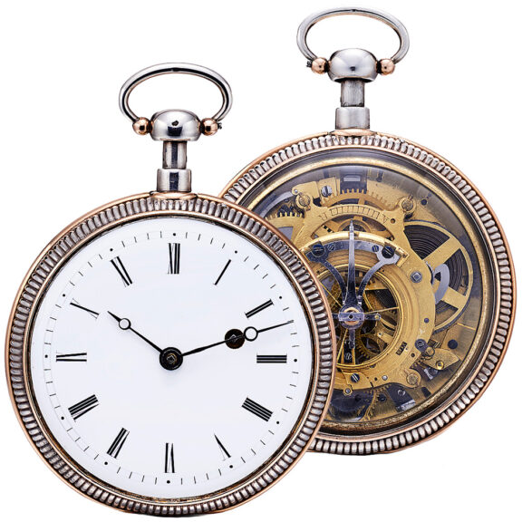 Eight day quarter repeater with skeleton movement Circa 1780