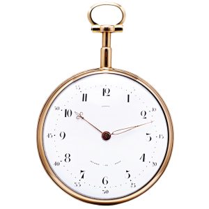 French 18 carat pink gold quarter repeating pocket watch Circa 1789