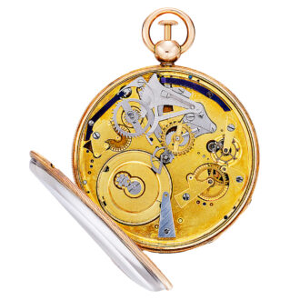 French gold repeating cylinder pocket watch Circa 1819