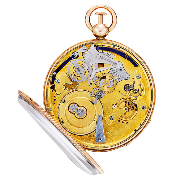 French gold repeating cylinder pocket watch Circa 1819 French gold repeating cylinder pocket watch Circa 1819