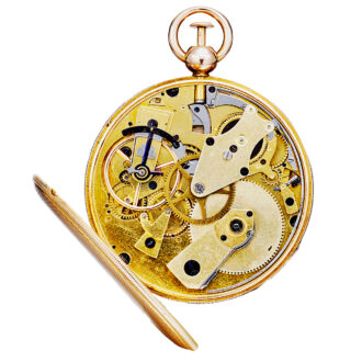 French gold repeating cylinder pocket watch Circa 1819