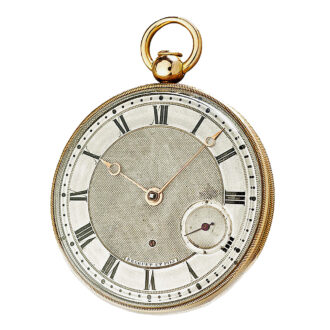 French gold repeating cylinder pocket watch Circa 1819