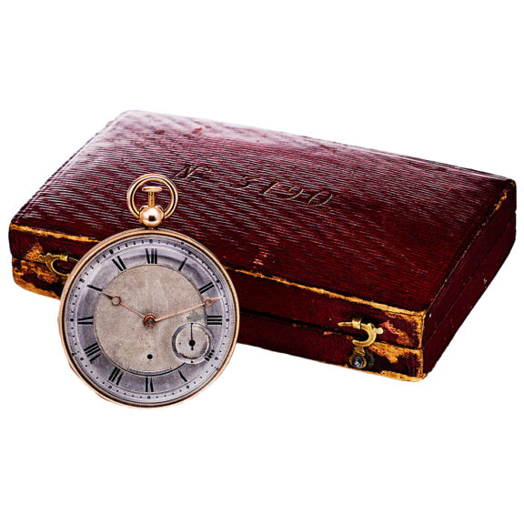 French gold repeating cylinder pocket watch Circa 1819 French gold repeating cylinder pocket watch Circa 1819