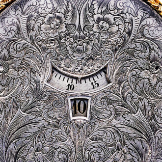 French gold pocket watch digital with hours and minutes Circa 1830