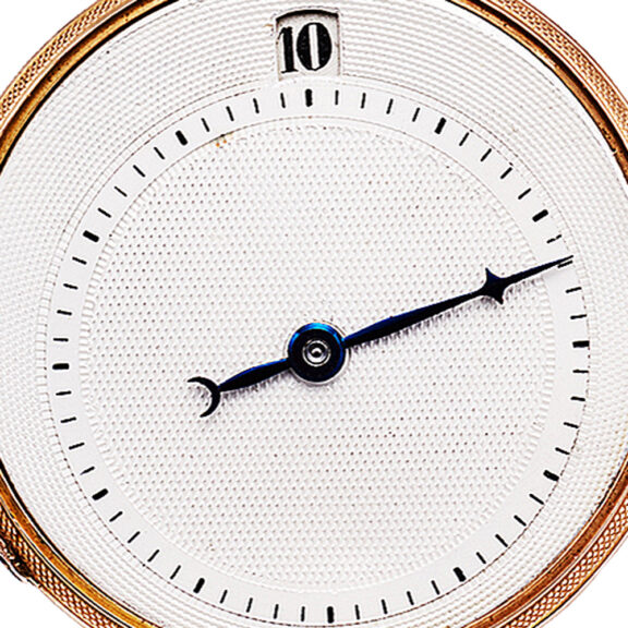 Gold cylinder pocket watch with digital hours Circa 1819-1838 Gold cylinder pocket watch with digital hours Circa 1819-1838