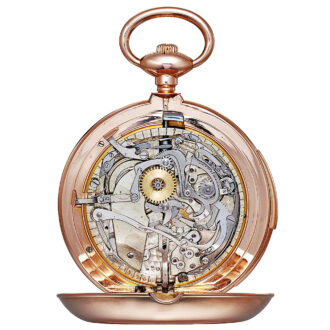 Swiss gold double faced complicated pocket watch Circa 1860