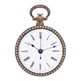 Silver-gilt enamel watch made for the Chinese market Circa 1880