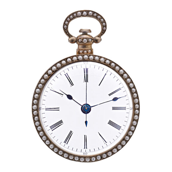 Silver-gilt enamel watch made for the Chinese market Circa 1880 Silver-gilt enamel watch made for the Chinese market Circa 1880