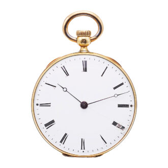 Swiss pocket watch with early winding- and setting device Circa 1850 Swiss pocket watch with early winding- and setting device Circa 1850