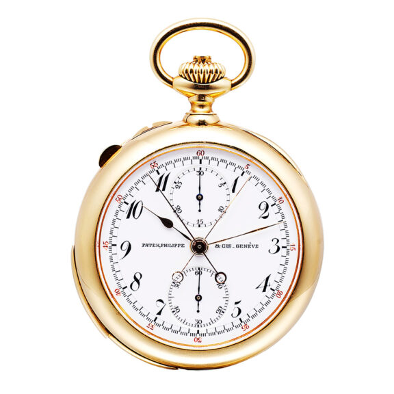 Swiss gold repeating split-seconds lever chronograph Circa 1901
