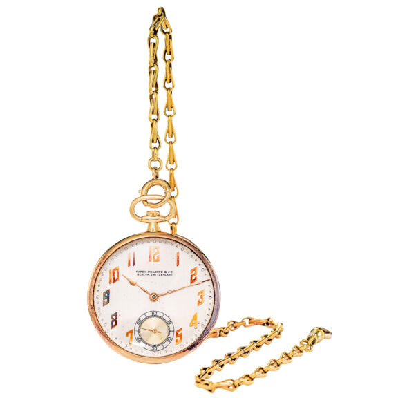 Swiss 18k gold Art Deco dress watch with coat-of-arms Circa 1925 Swiss 18k gold Art Deco dress watch with coat-of-arms Circa 1925