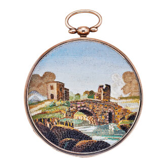 Swiss/French silver and gold cylinder pocket watch Circa 1815