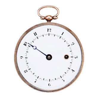 Swiss/French silver and gold cylinder pocket watch Circa 1815