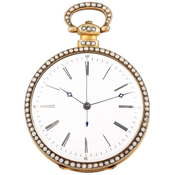 Swiss watch with centre seconds for Chinese Market Circa 1860-1880 Swiss watch with centre seconds for Chinese Market Circa 1860-1880