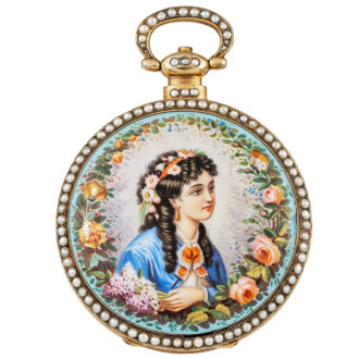 Swiss watch with centre seconds for Chinese Market Circa 1860-1880