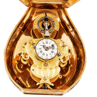 Swiss form-watch in the shape of a scent-bottle Circa 1780-1790
