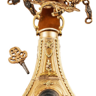 Swiss form-watch in the shape of a scent-bottle Circa 1780-1790