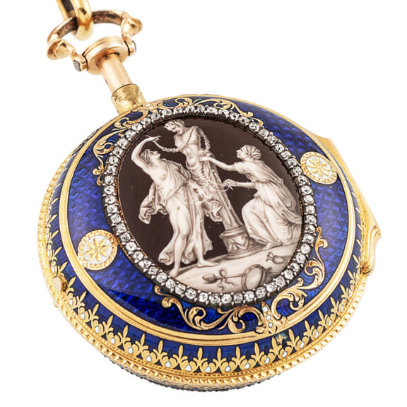 English repeating pocket watch with matching chatelaine Circa 1768 English repeating pocket watch with matching chatelaine Circa 1768