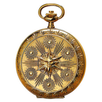 Swiss decorative limited edition gilt lever watch Circa 1981