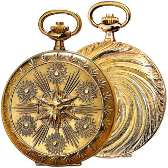 Swiss decorative limited edition gilt lever watch Circa 1981