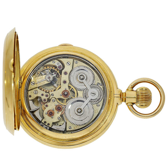 Swiss gold carillon repeater with grande sonnerie Circa 1890 Swiss gold carillon repeater with grande sonnerie Circa 1890