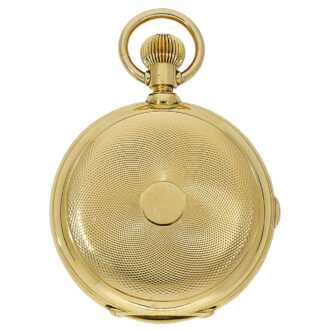 Swiss gold carillon repeater with grande sonnerie Circa 1890
