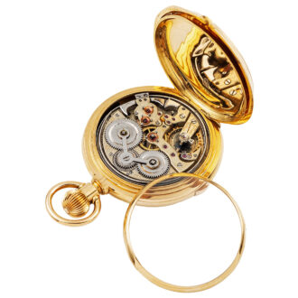 Swiss gold carillon repeater with grande sonnerie Circa 1890