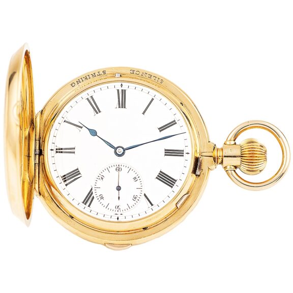 Swiss gold carillon repeater with grande sonnerie Circa 1890