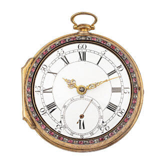 English fire gilt deck watch for the Chinese market Circa 1780