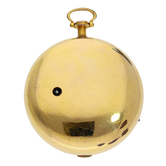 English fire gilt deck watch for the Chinese market Circa 1780 English fire gilt deck watch for the Chinese market Circa 1780
