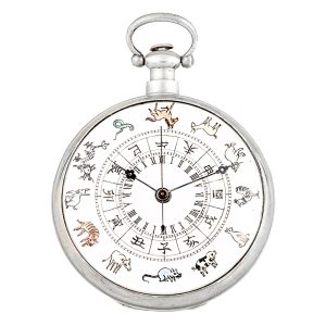 Swiss watch with zodiac signs for the Chinese market Circa 1875