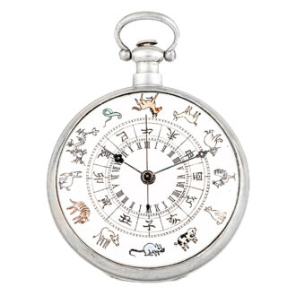 Swiss watch with zodiac signs for the Chinese market Circa 1875